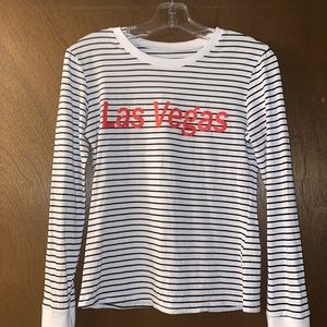 small romwe, striped t shirt